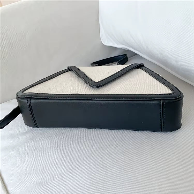 Geometrische Mini-Schultertasche – Kleine Handtasche